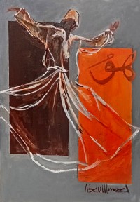 Abdul Hameed, 12 x 18 inch, Acrylic on Canvas, Figurative Painting, AC-ADHD-087